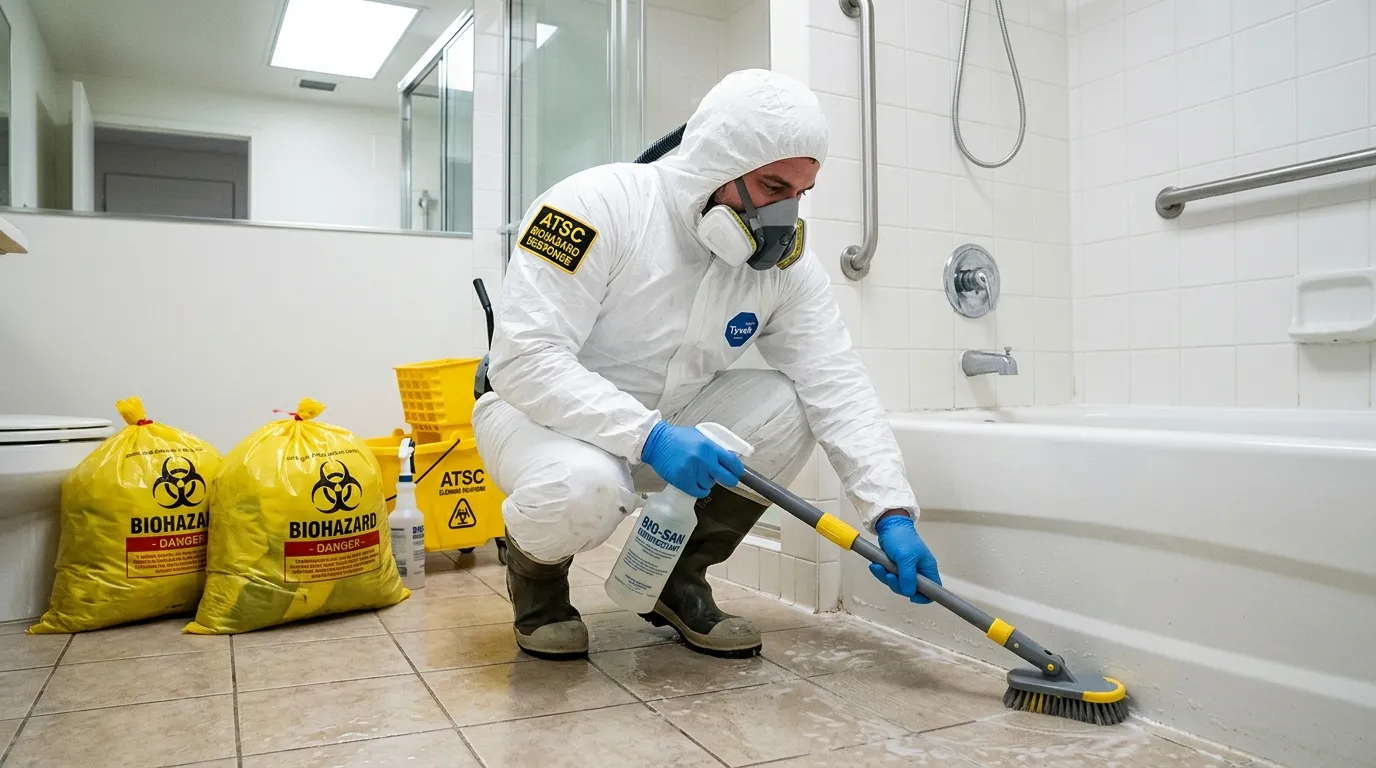 Decontamination equipment deployed for Blood Cleanup in Nanticoke